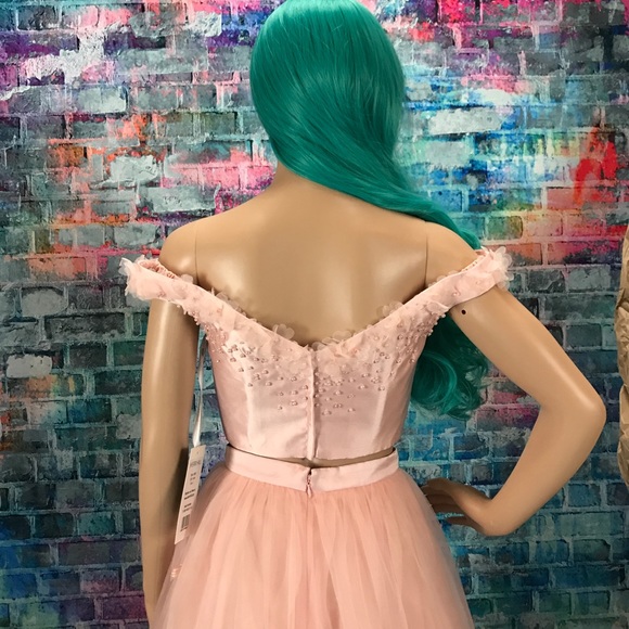 SHERRI HILL ๐ 2pc Blush Gown! #52046 - Picture 7 of 7